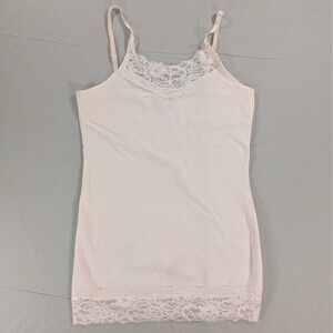 Romy Y2k Lace Trimmed Cami Size Large